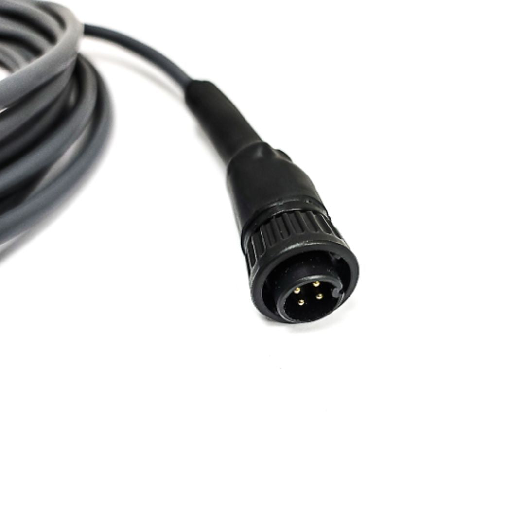 Close-up of the Raven 12' Extension Cable for NH3 On/Off Valve, featuring a black four-pin connector, set against a white background.