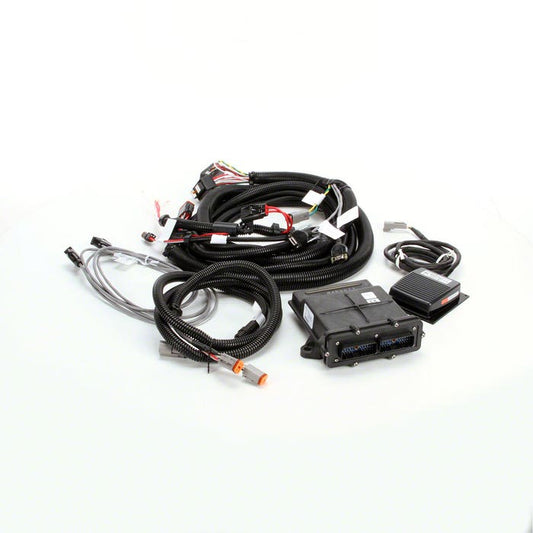 A Raven SmarTrax 3D Controller Kit for Viper Pro and Envizio Pro (117-0197-079), a comprehensive set of vehicle wiring harnesses, cables, connectors, and electronic control modules essential for agricultural equipment utilizing GPS-guided technology and 3D compensation, displayed on a white background.