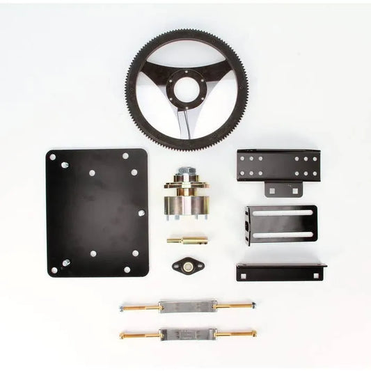 Raven SmarTrax MD Generic Install Kit 7/8" 36 Tooth (117-5030-021) mechanical parts laid out on a white background.