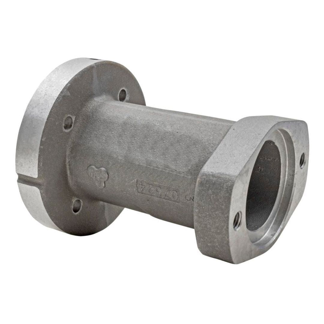 The Blackmer Hyd Motor Adapter Kit TLGLF3C is an ideal flanged fitting with bolt holes for connecting pipes in TX Model Pumps or similar setups. It is perfect for agricultural and industrial applications, providing secure connections in both plumbing and hydraulic systems.
