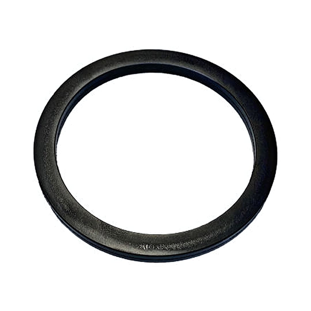 A Liquid Controls nitrile rubber O-ring (09338) for strainers, measuring 2-1/2" ID x 3" OD x 1/4", against a white background. The black circular ring features a smooth surface and is commonly used in sealing and fuel metering applications, including those involving Liquid Controls meters.