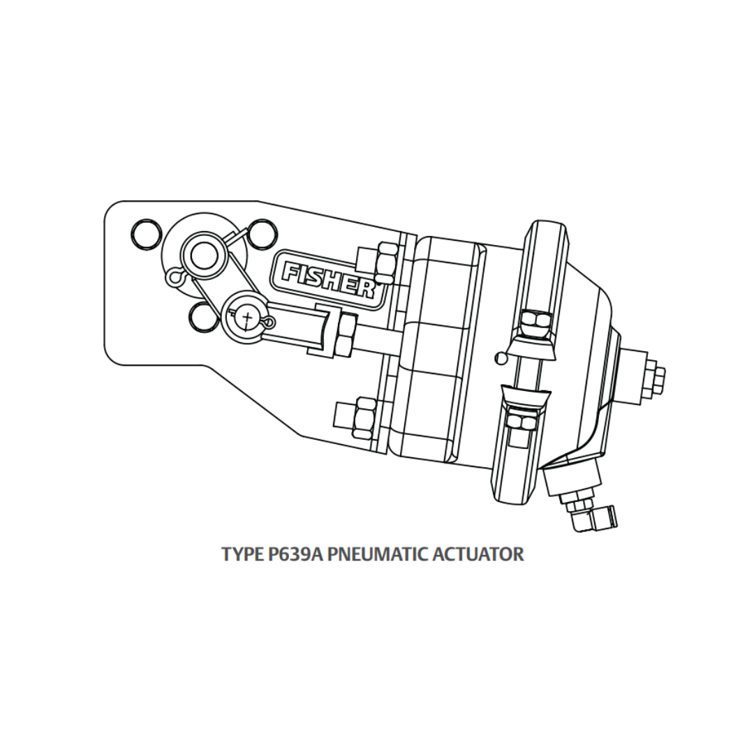 Line drawing of a Marshall Excelsior ME206 Air Actuator for 2" & 3" Internal Valves, showing its structure and labeled parts, crafted with heavy-duty stainless steel for durability.