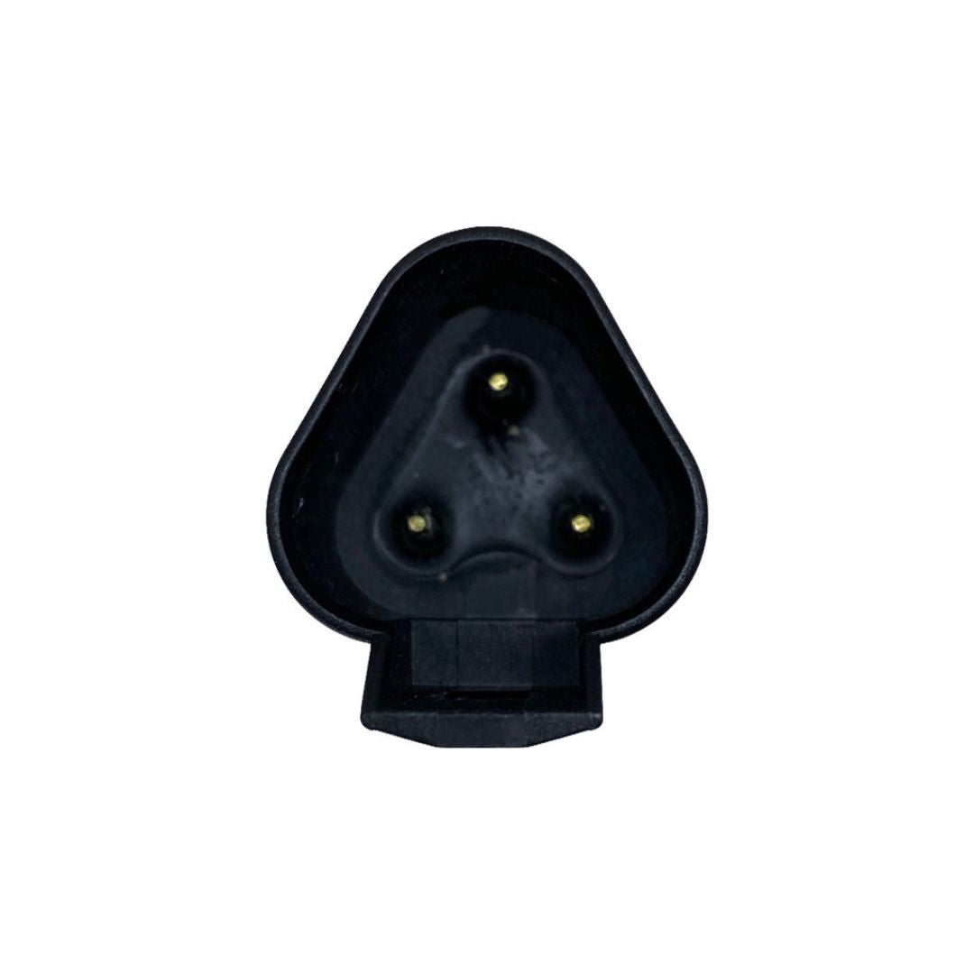 A close-up view of a Raven Pressure Transducer/Sensor 1-5V 0-250 PSI 1/4" NPT against a white background, highlighting design elements that are prevalent in industrial and agricultural applications.