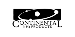Continental NH3 Products logo in black and white featuring a stylized orbit design above the company name.