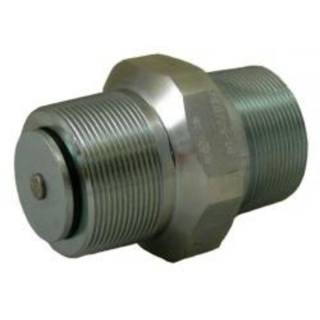 The Marshall Excelsior 2" MNPT x 2" MNPT Back Check Valve with Removable Seat is an industrial metal valve designed with threaded ends, ideal for controlling the flow of liquids or gases in a piping system. This valve features durable stainless steel components that provide enhanced flow protection.