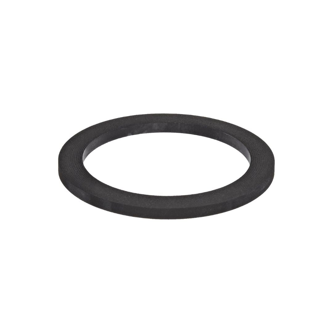 A Banjo 1-1/2" EPDM Gasket for 200 Series Flange (150G), with a circular shape and a hole in the center, isolated on a white background. Ideal for industrial applications.