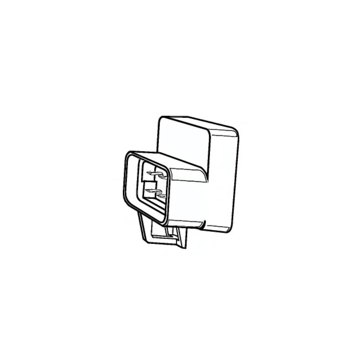 Line drawing of the DICKEY-john IntelliAg Air Cart Control Kit - WSMT2 System (IAACCIMPKIT), highlighting its rectangular shape with multiple pins inside.