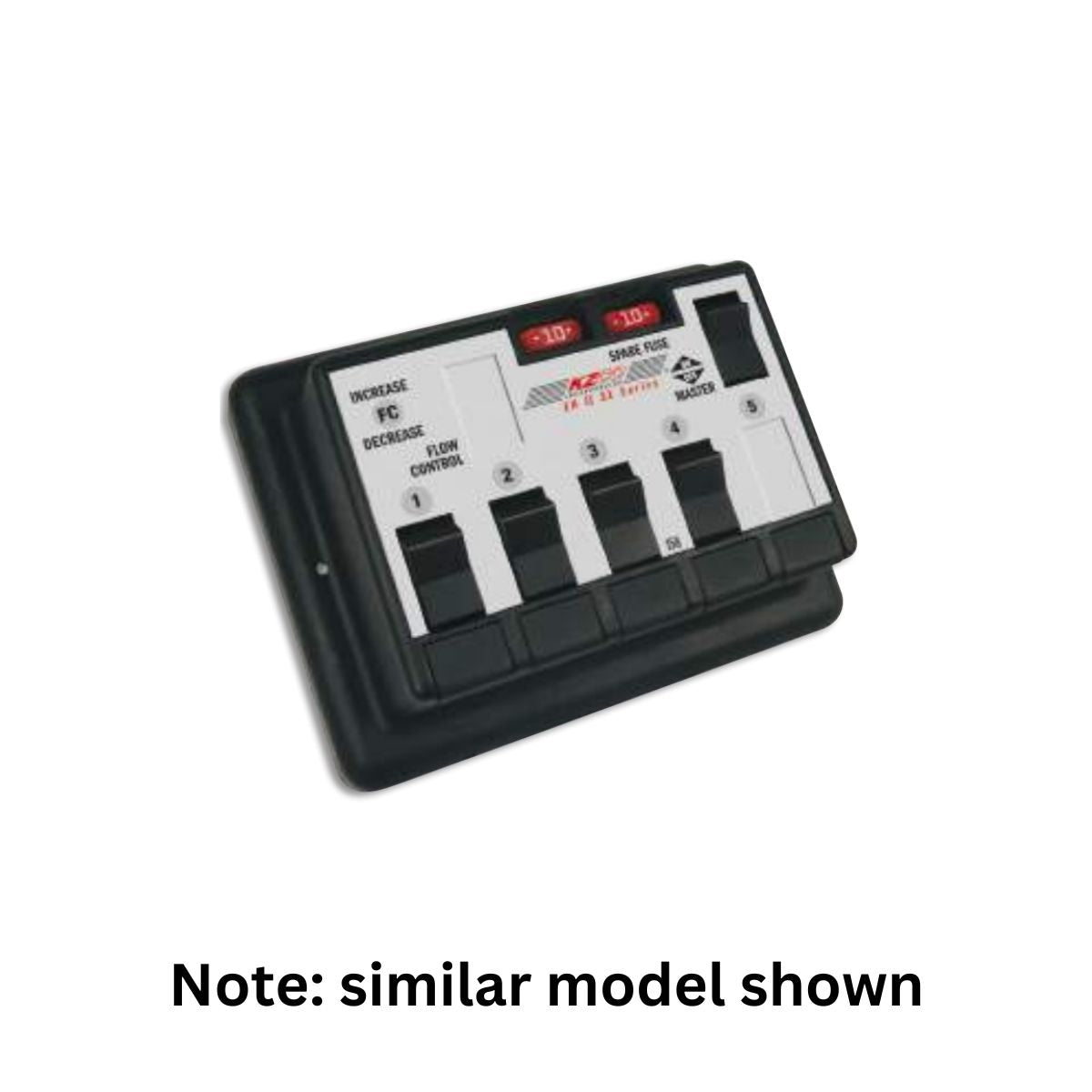 KZValve Switchbox Controller (EHSX-660): Black, with buttons, switches, red displays. Note: similar model shown.