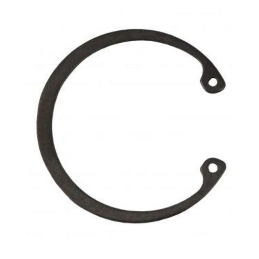 The Marshall Excelsior Clip (ME251-03), a black circular snap ring, secures components on a 3-1/4" ACME shaft.