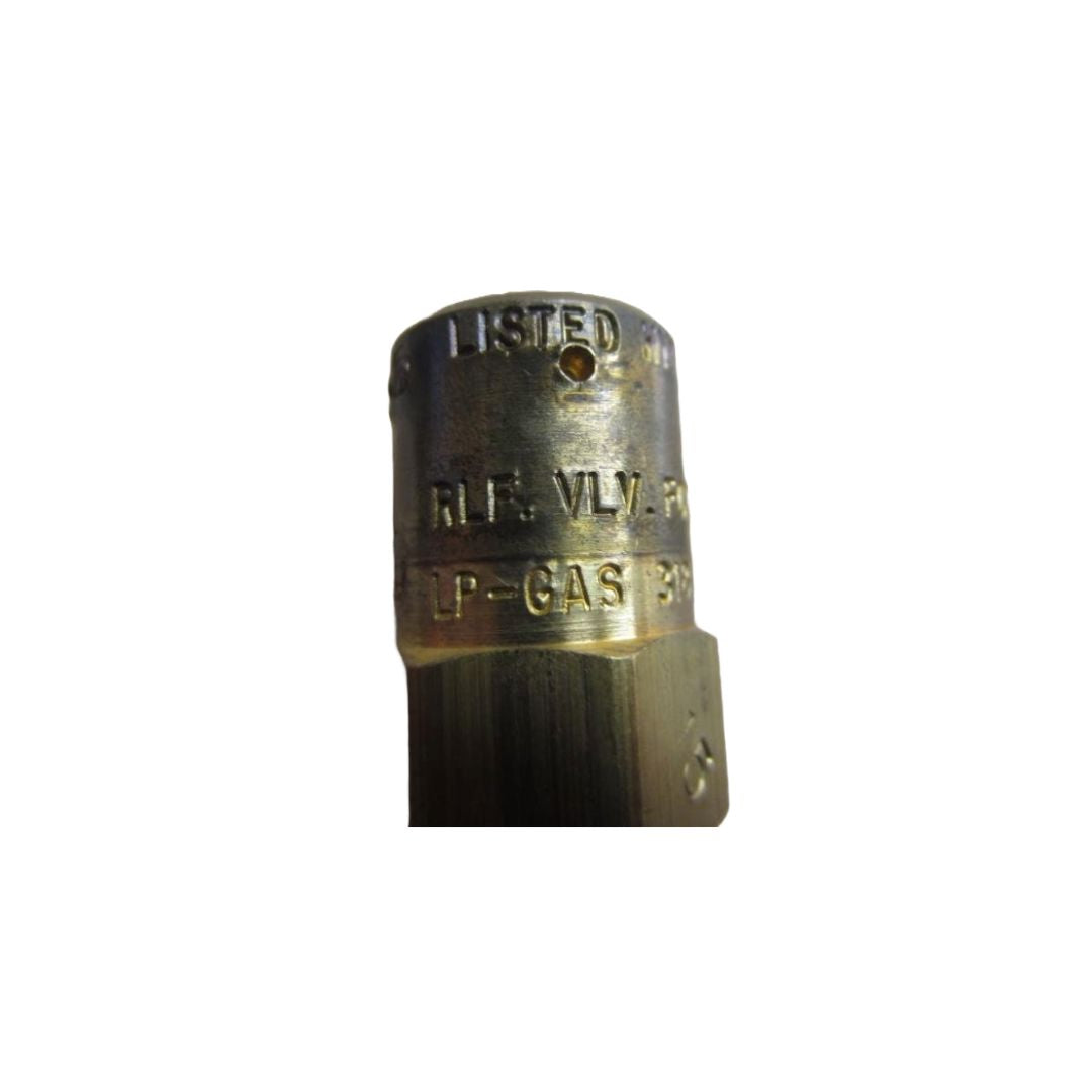 RegO Hydrostatic Relief Valve 1/4" 400PSI Brass LPG Only