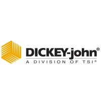 The DICKEY-john logo, part of TSI, showcases a yellow hexagonal design on the left with text on the right. Known for innovations in precision agriculture, it emphasizes the brand's dedication to ISO 11783 compliance through products like the DICKEY-john Land Manager Implement Harness - 1 Channel (46639-1030S1).